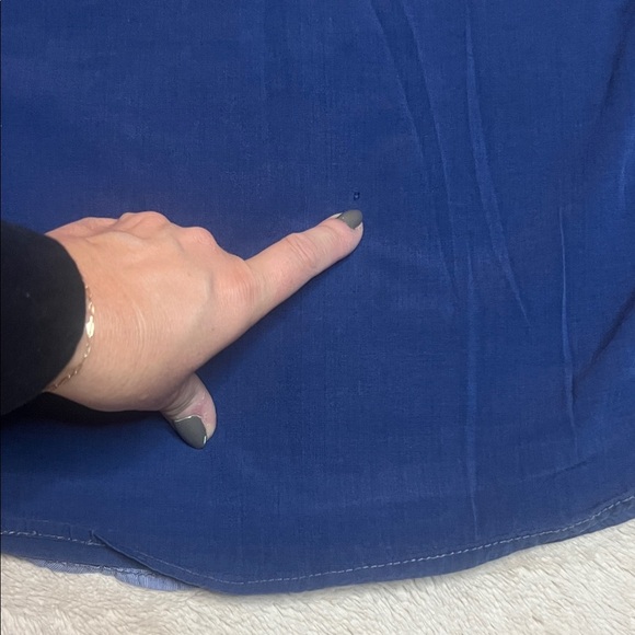 Desigual Graffiti Blue and Grey Men's Button Down Shirt sz S Embroidered Details - Picture 13 of 13